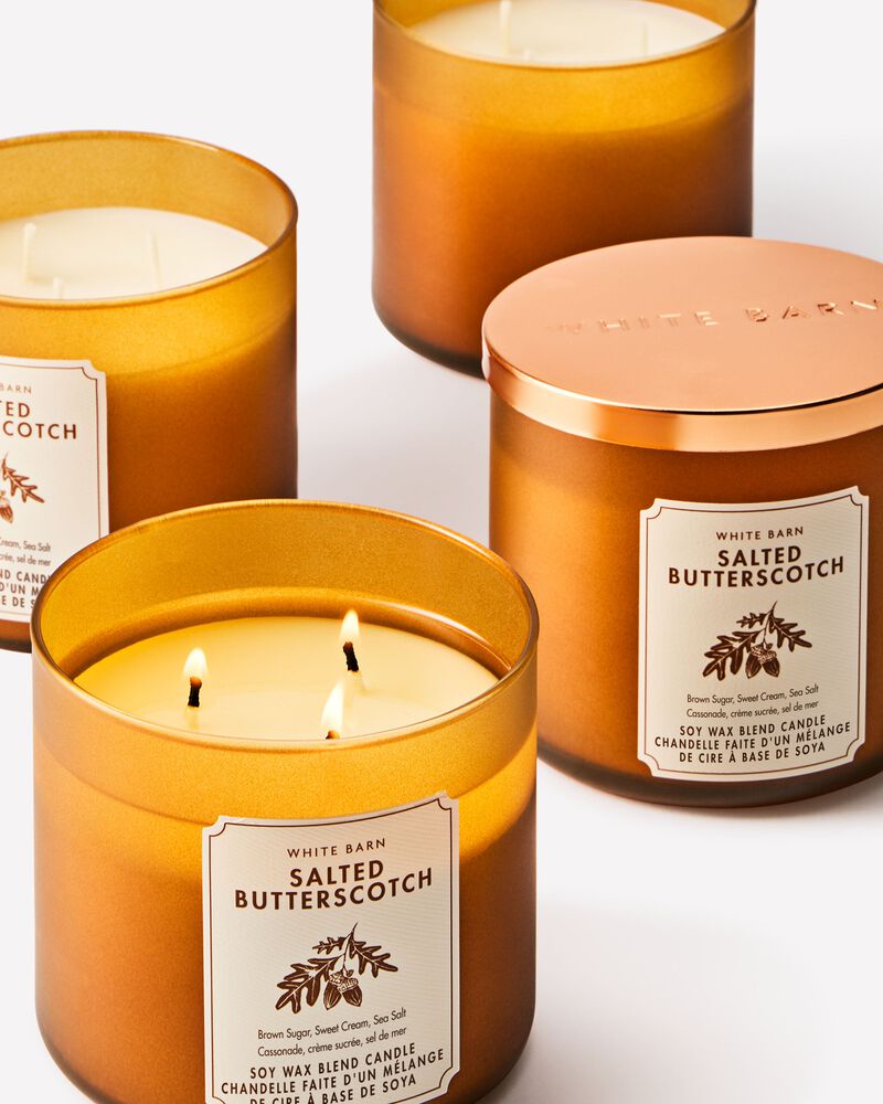 Salted Butterscotch 3-Wick Candle เทียนหอม 3 ไส้