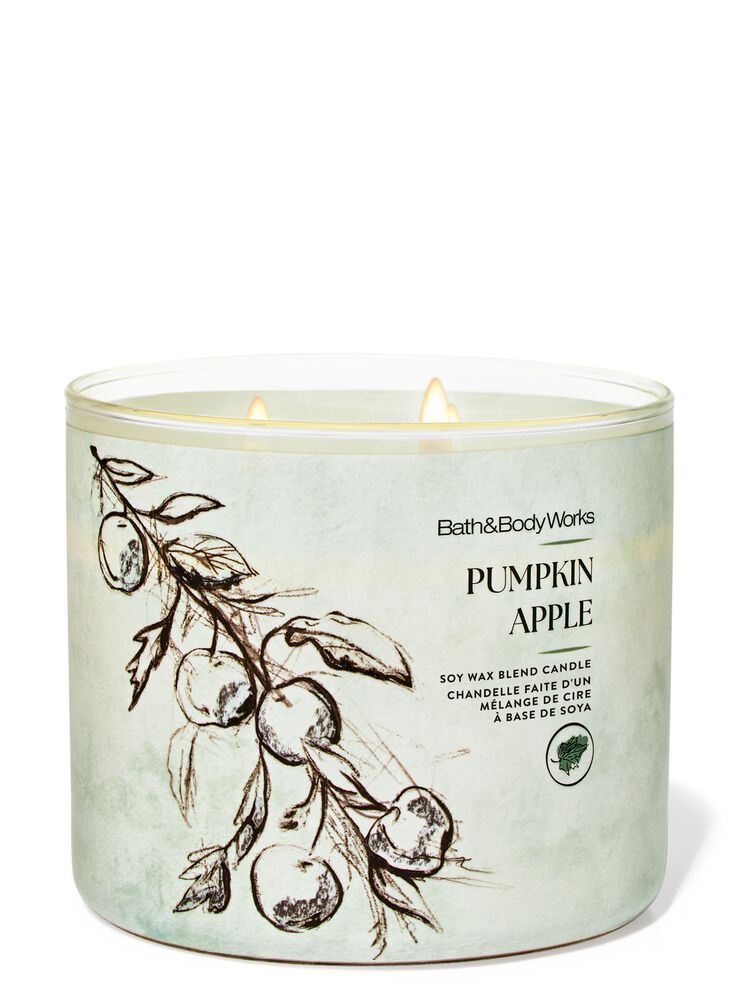 Pumpkin Apple 3-Wick Candle เทียนหอม 3 ไส้