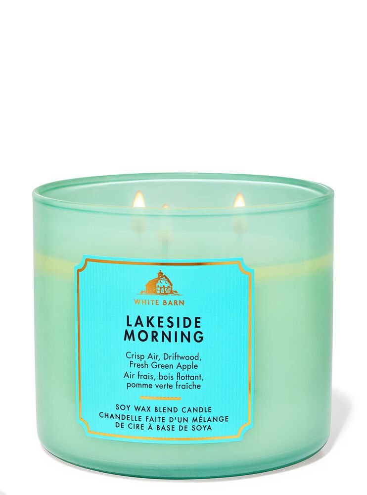 Lakeside Morning 3-Wick Candle เทียนหอม 3 ไส้