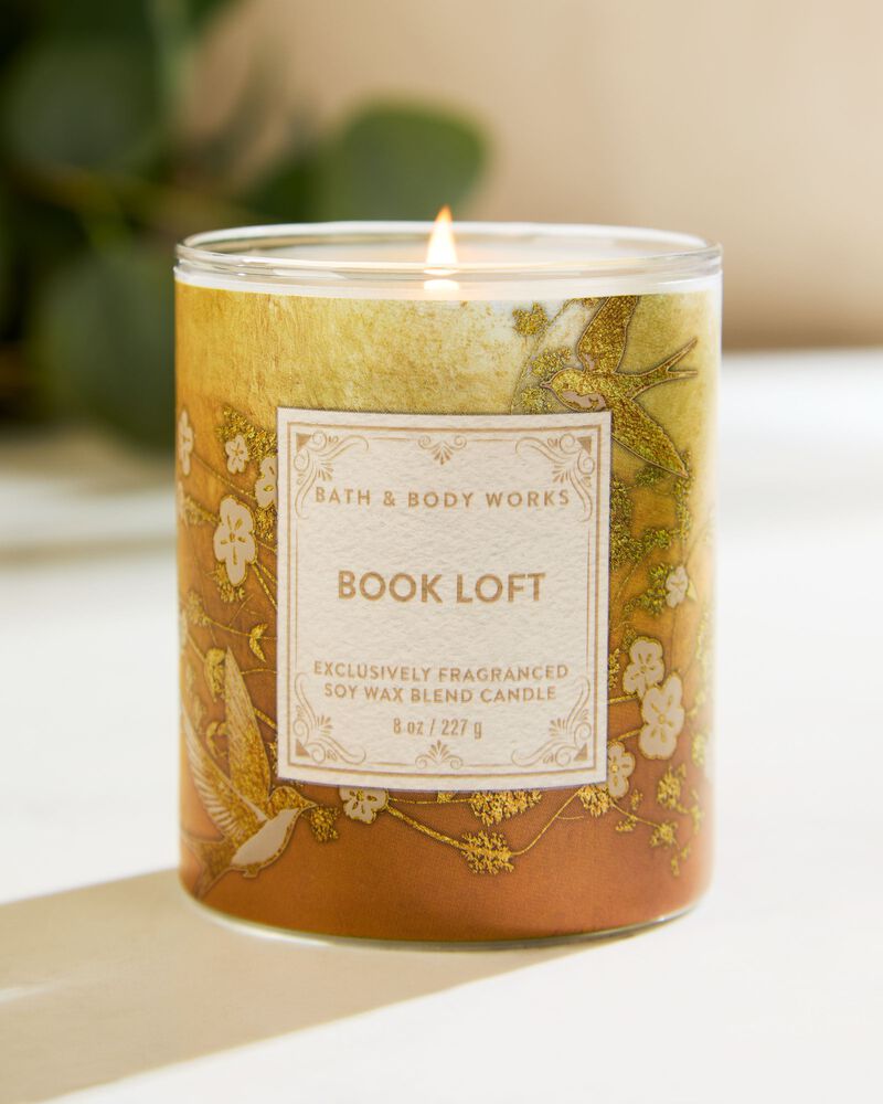 Book Loft Single Wick Candle เทียนหอม 1 ไส้