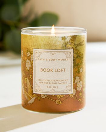 Book Loft Single Wick Candle เทียนหอม 1 ไส้