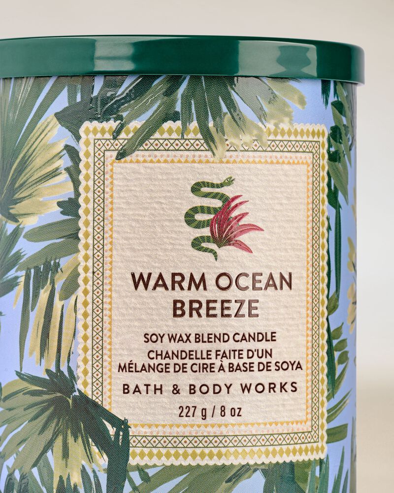 Warm Ocean Breeze Single Wick Candle เทียนหอม 1 ไส้