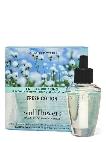 Fresh Cotton Wallflowers Refills 2-Pack Wallflowers Fragrance Refills, 2-Pack