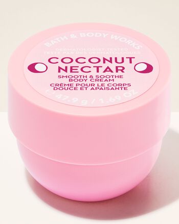 Coconut Nectar Travel Size Smooth & Soothe Body Cream บอดี้ครีมขนาดพกพา