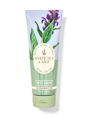 White Tea & Sage Ultimate Hydration Body Cream บอดี้ครีม