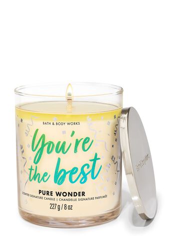 Pure Wonder Signature Single Wick Candle เทียนหอม 1 ไส้