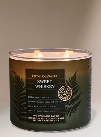 Sweet Whiskey 3-Wick Candle เทียนหอม 3 ไส้