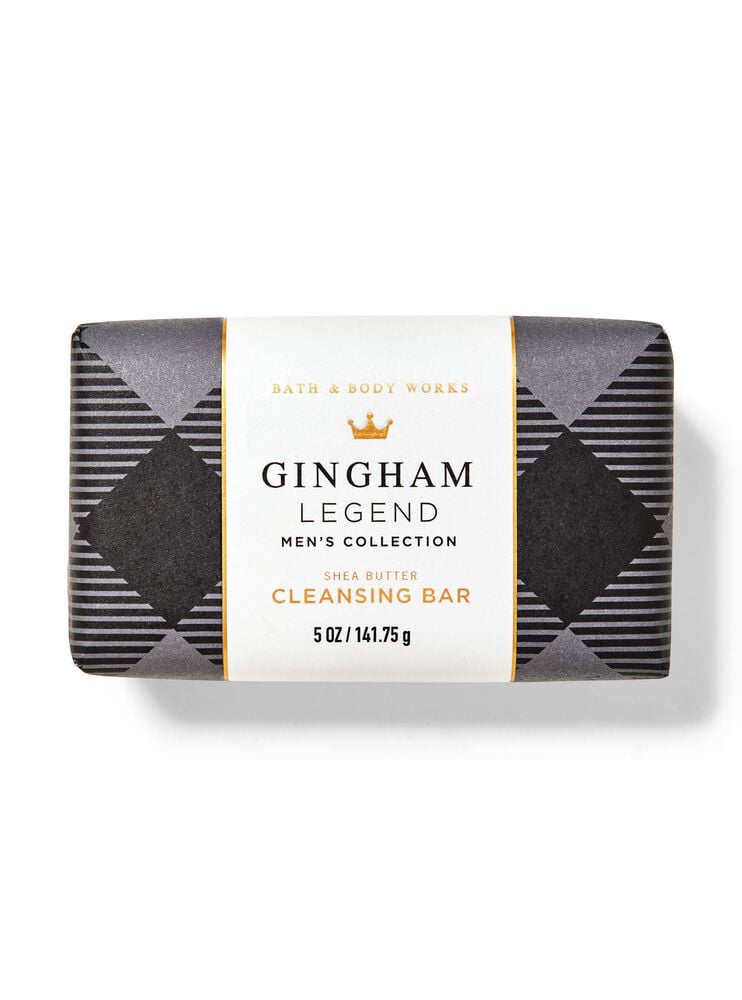 Gingham Legend Shea Butter Cleansing Bar สบู่ก้อน