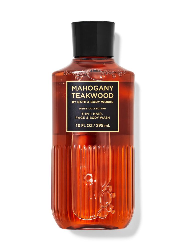 Mahogany Teakwood 3-in-1 Hair, Face & Body Wash สบู่สูตร 3-in-1