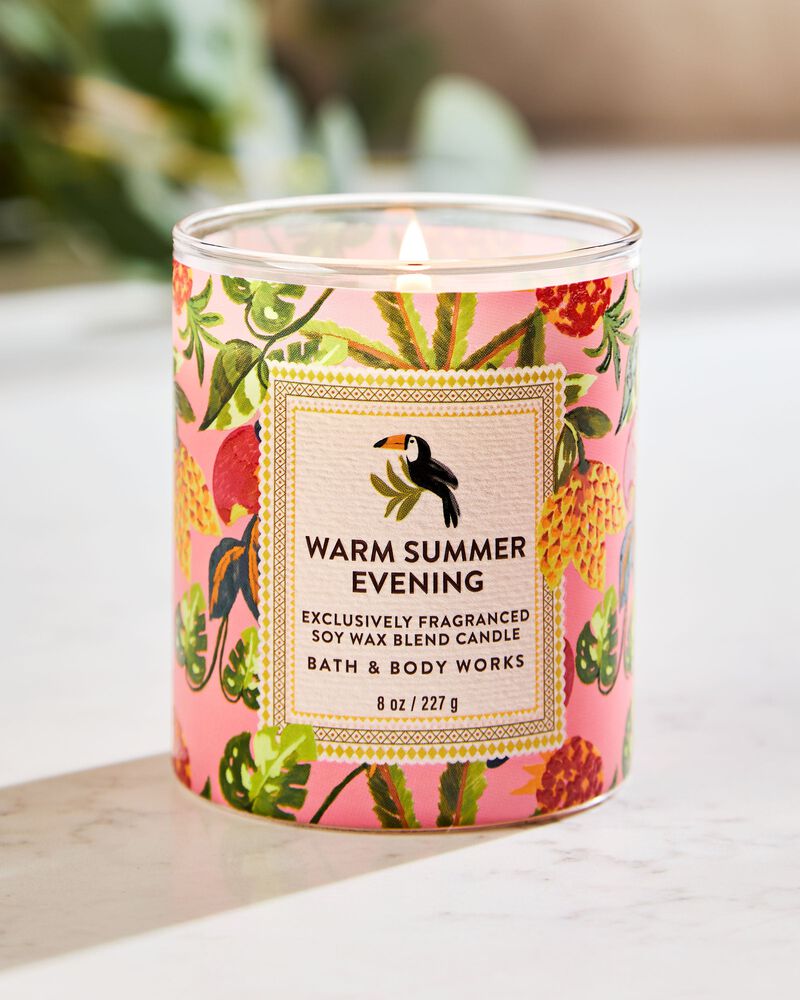 Warm Summer Evening Single Wick Candle เทียนหอม 1 ไส้