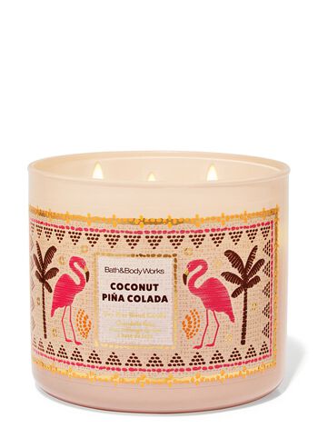 Coconut Pina Colada 3-Wick Candle เทียนหอม 3 ไส้