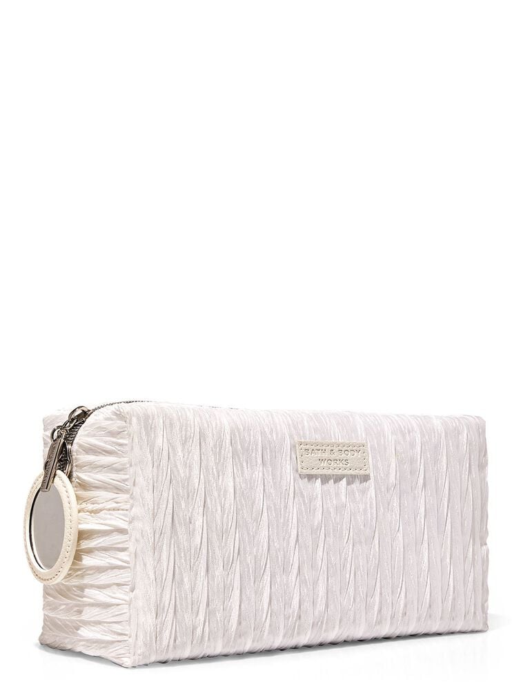 White With Mirror Cosmetic Bag กระเป๋าเครื่องสำอางค์