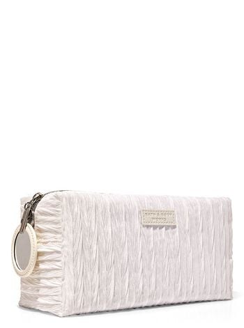 White With Mirror Cosmetic Bag กระเป๋าเครื่องสำอางค์