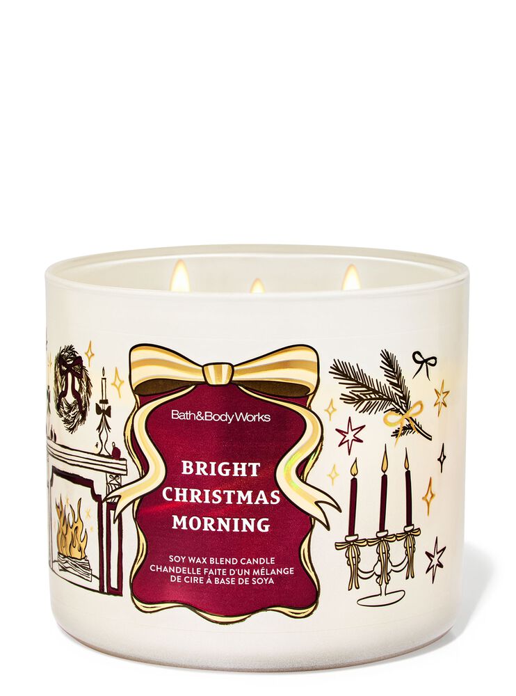 Bright Christmas Morning 3-Wick Candle เทียนหอม 3 ไส้