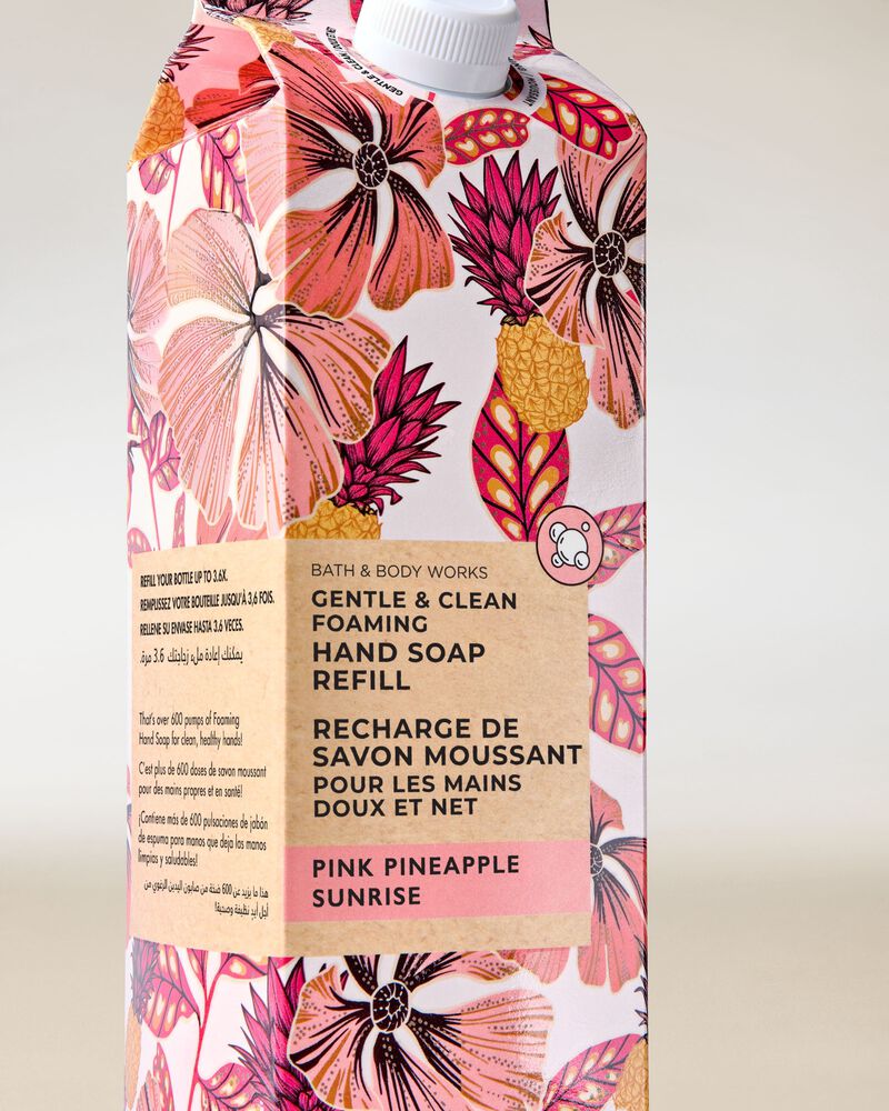 Pink Pineapple Sunrise Gentle & Clean Foaming Hand Soap Refill โฟมล้างมือ