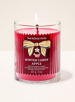 Winter Candy Apple Single Wick Candle image number null