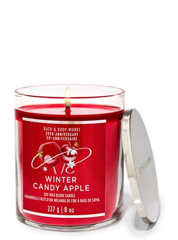 Winter Candy Apple Single Wick Candle เทียนหอม 1 ไส้