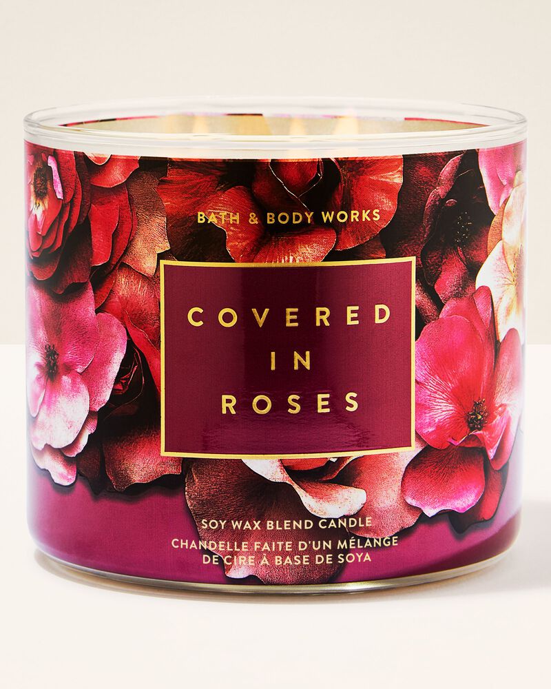 Covered In Roses 3-Wick Candle เทียนหอม 3 ไส้
