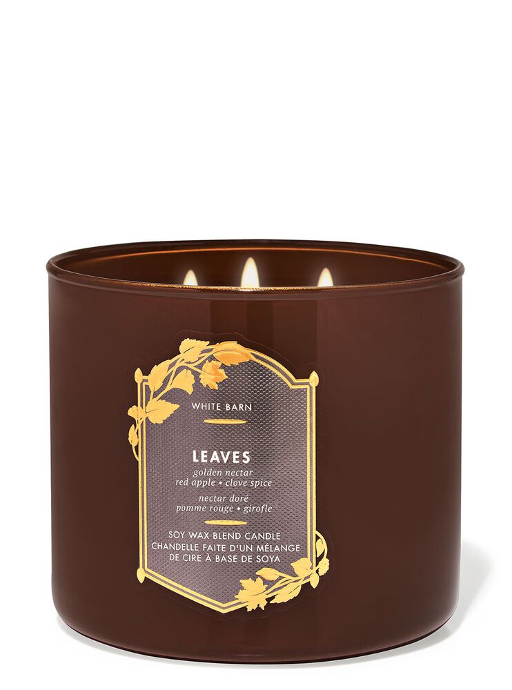 Leaves 3-Wick Candle เทียนหอม 3 ไส้