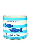 Sea Salt & Sails 3-Wick Candle image number null
