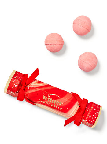 Winter Candy Apple Mini Bath Fizzies, 3-Pack Mini Bath Fizzies, 3-Pack