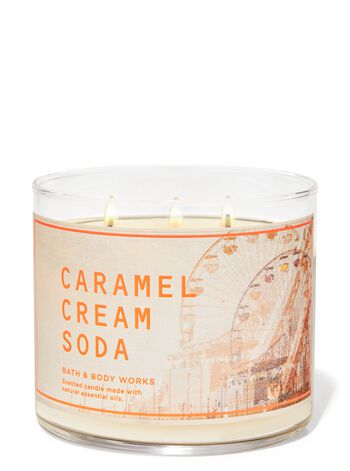 Caramel Cream Soda 3-Wick Candle เทียนหอม 3 ไส้