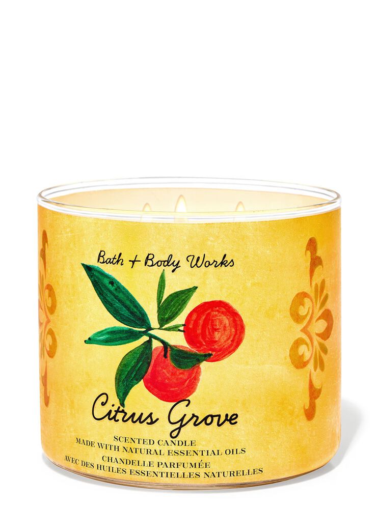 Citrus Grove 3-Wick Candle เทียนหอม 3 ไส้