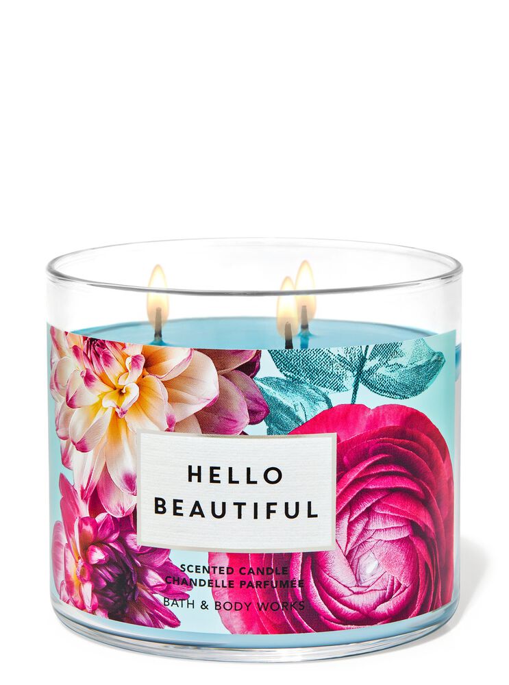 Hello Beautiful 3-Wick Candle เทียนหอม 3 ไส้