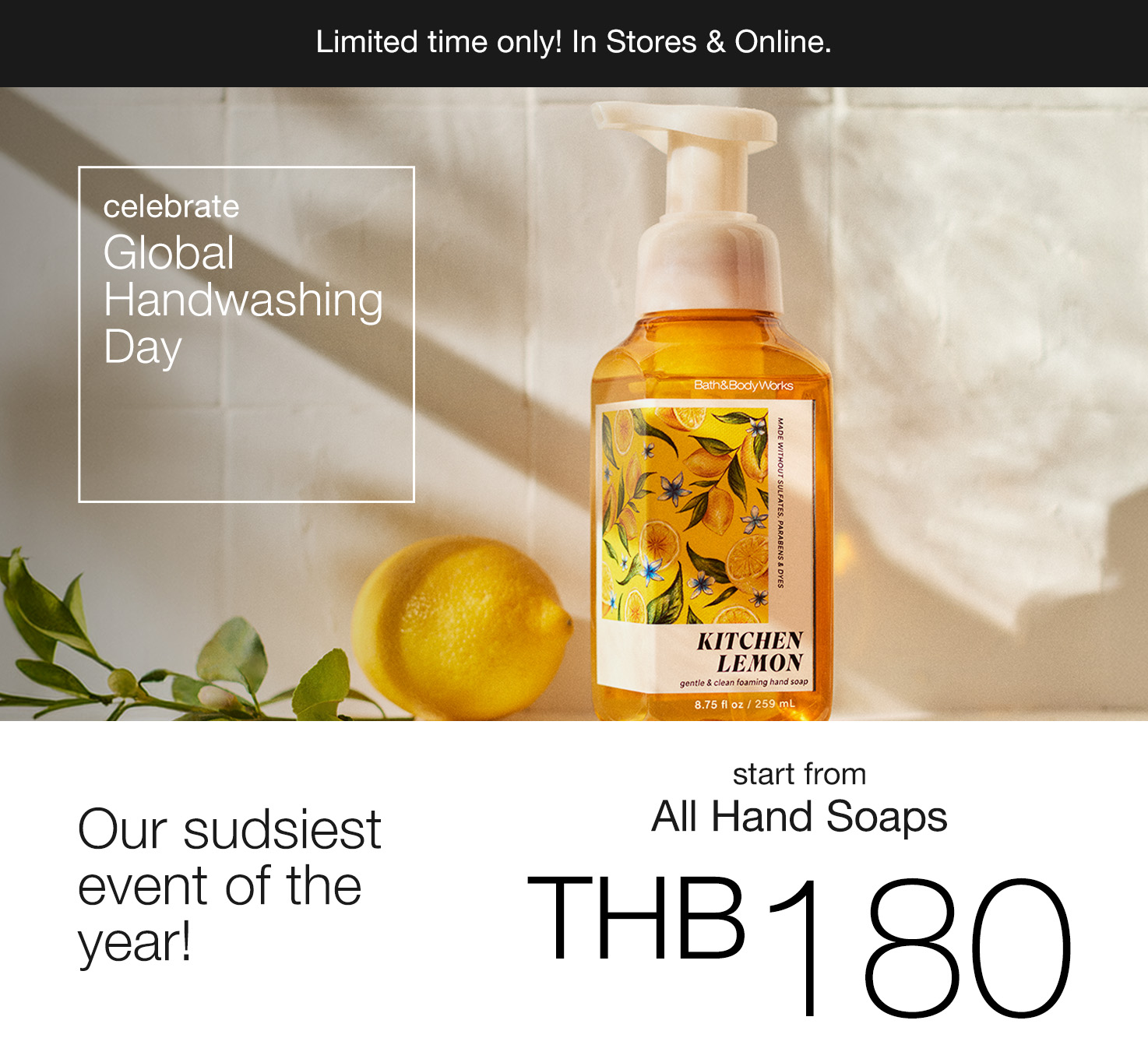 Hand Soaps, Start from THB180