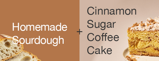 Homemade Sourdough + Cinnamon Sugar Coffee Cake