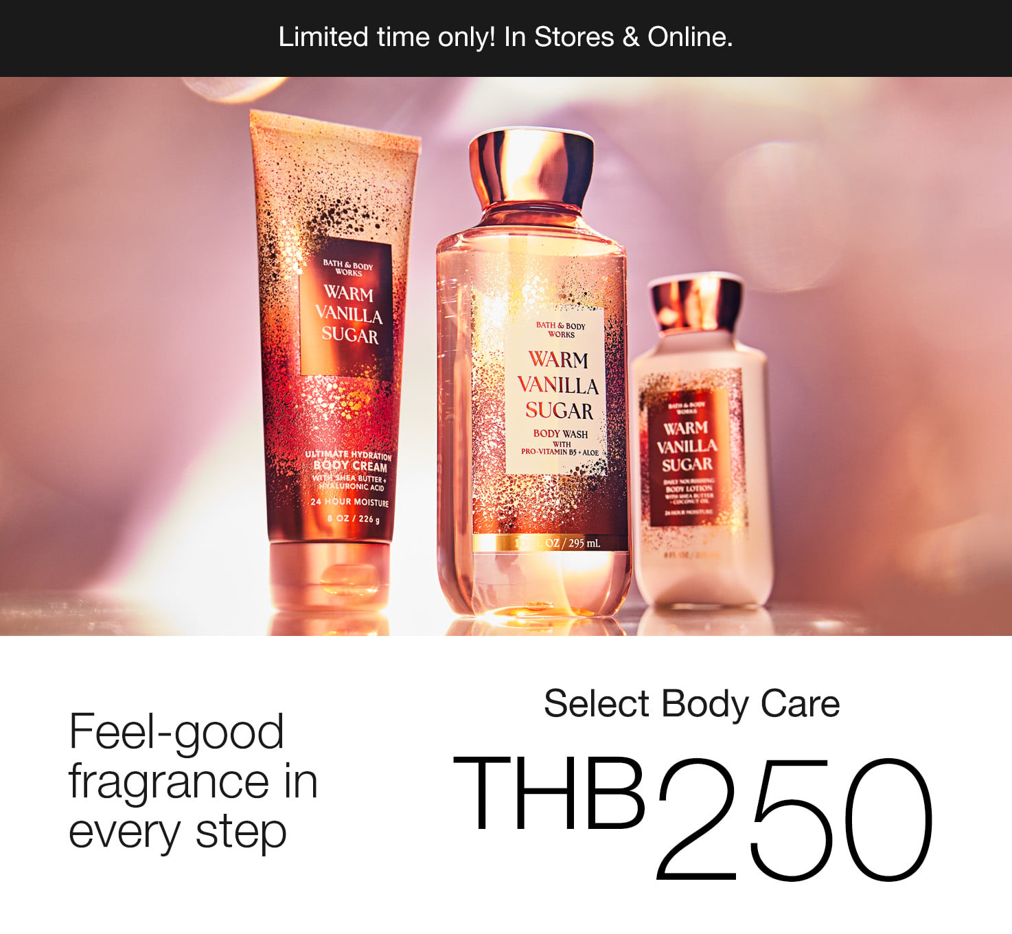 Select Body Care, 1 for THB250