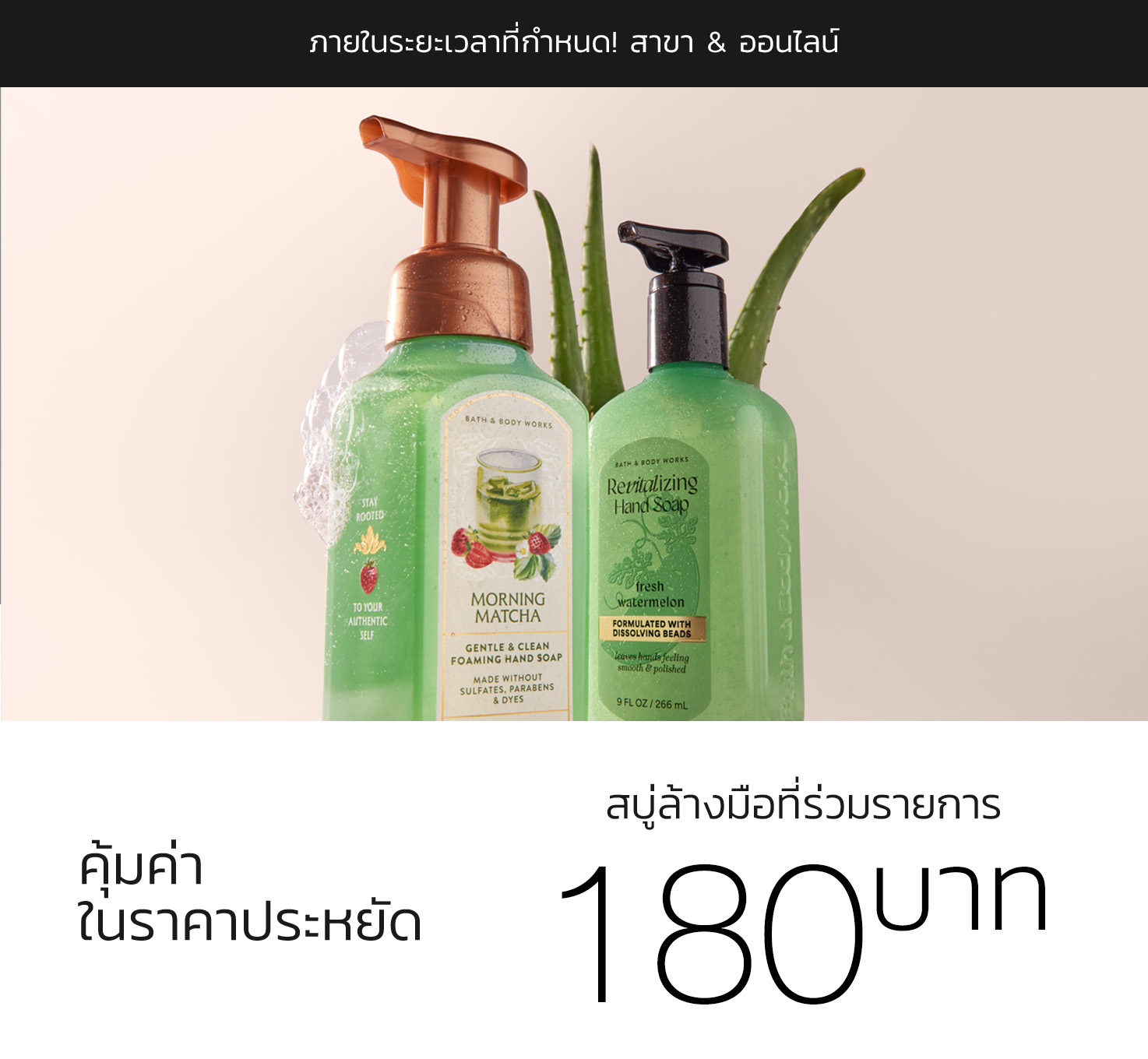  Hand Soaps, 1 for THB180